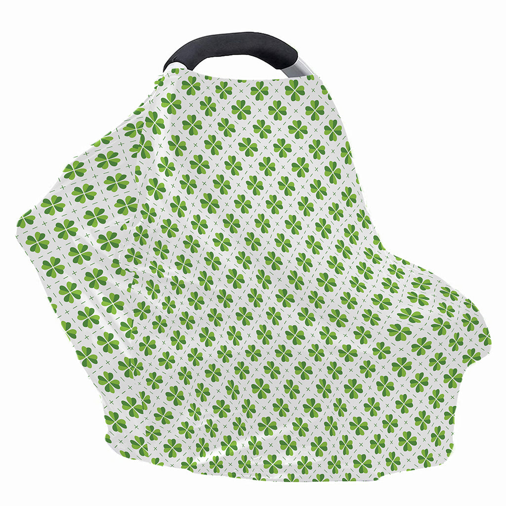 Shamrock Saint Patrick's Day Print Baby Seat Cover