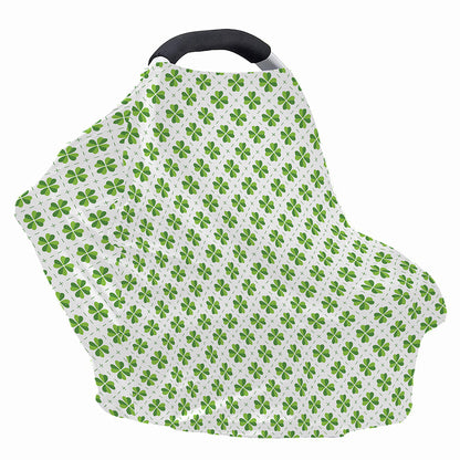 Shamrock Saint Patrick's Day Print Baby Seat Cover
