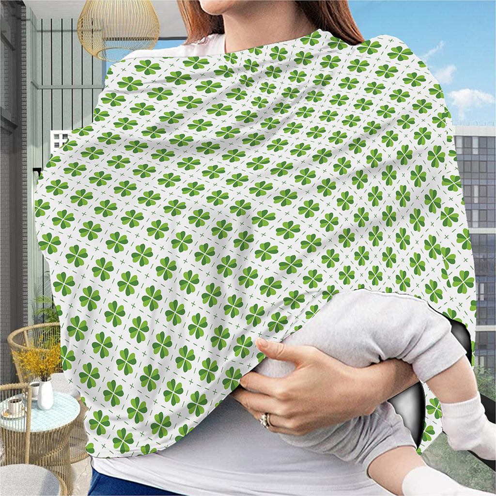 Shamrock Saint Patrick's Day Print Baby Seat Cover