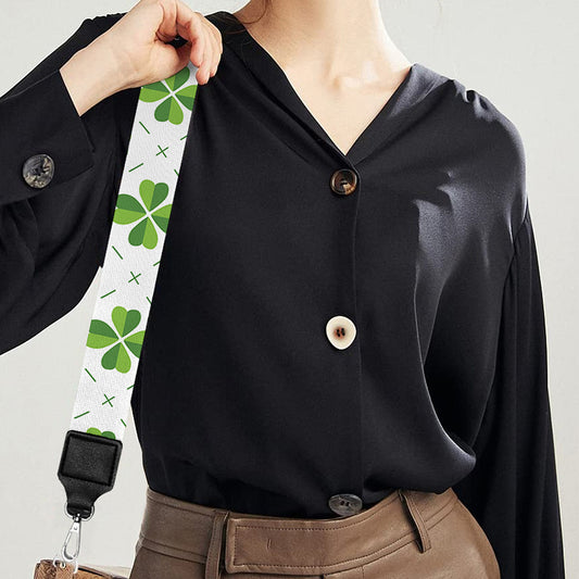 Shamrock Saint Patrick's Day Print Bag Strap