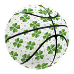 Shamrock Saint Patrick's Day Print Basketball