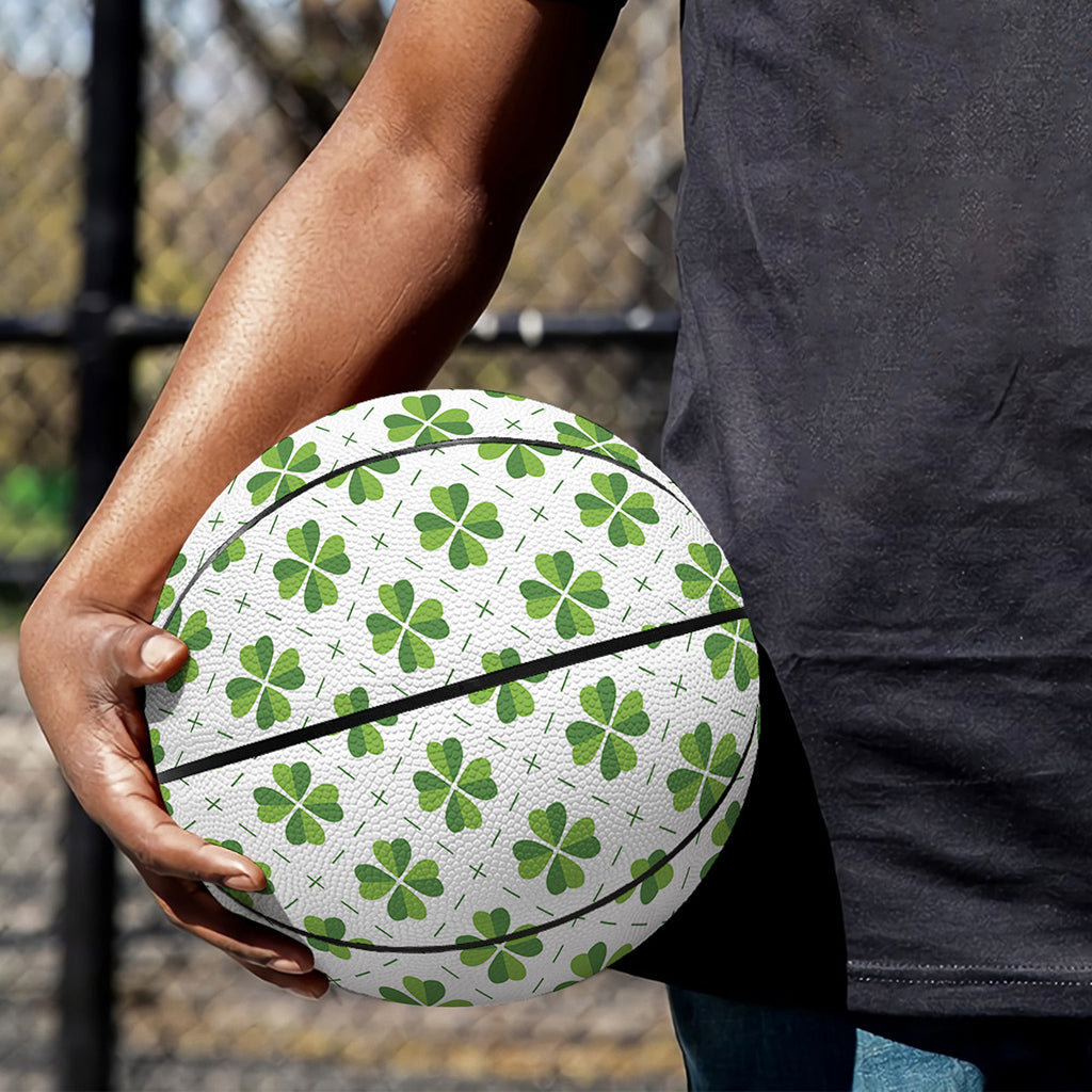 Shamrock Saint Patrick's Day Print Basketball