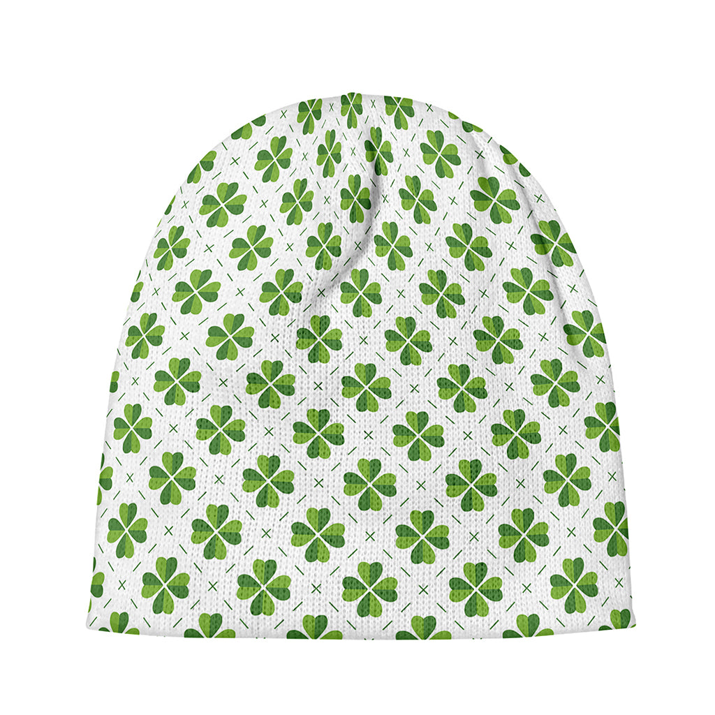 Shamrock Saint Patrick's Day Print Beanie