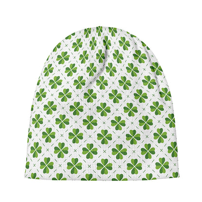 Shamrock Saint Patrick's Day Print Beanie