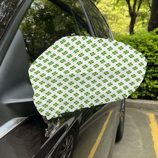 Shamrock Saint Patrick's Day Print Car Side Mirror Covers