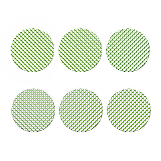 Shamrock Saint Patrick's Day Print Coaster Set