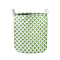 Shamrock Saint Patrick's Day Print Collapsible Laundry Basket