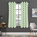 Shamrock Saint Patrick's Day Print Grommet Curtain Panels