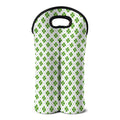 Shamrock Saint Patrick's Day Print Double Neoprene Wine Tote