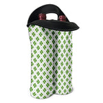 Shamrock Saint Patrick's Day Print Double Neoprene Wine Tote