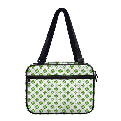 Shamrock Saint Patrick's Day Print Double Strap Bible Bag