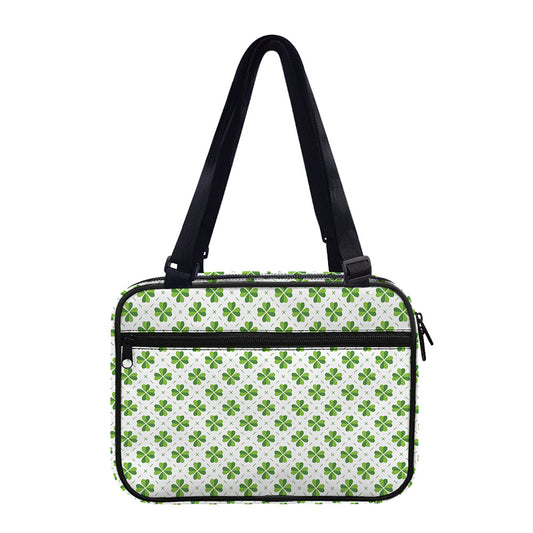 Shamrock Saint Patrick's Day Print Double Strap Bible Bag