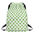Shamrock Saint Patrick's Day Print Drawstring Backpack