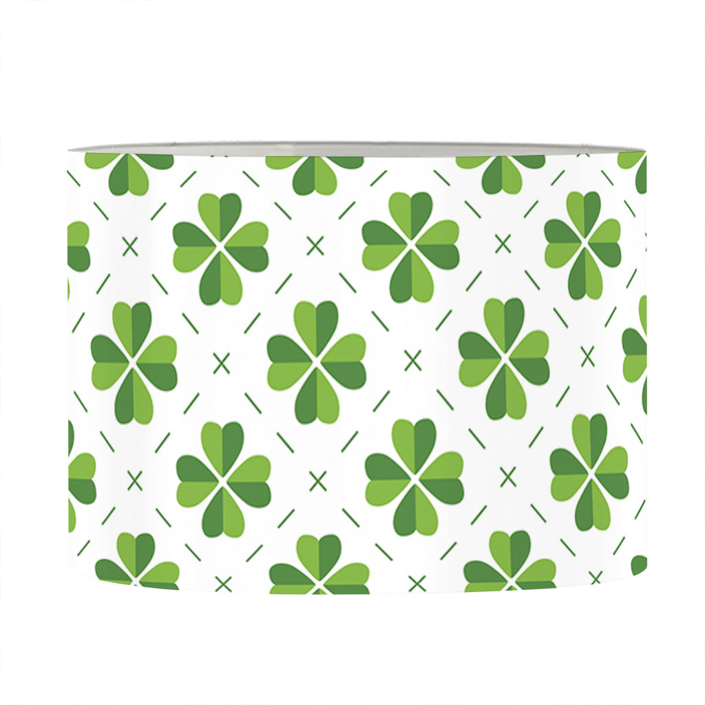 Shamrock Saint Patrick's Day Print Drum Lamp Shade