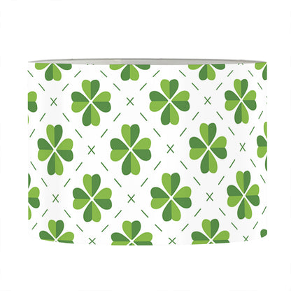 Shamrock Saint Patrick's Day Print Drum Lamp Shade