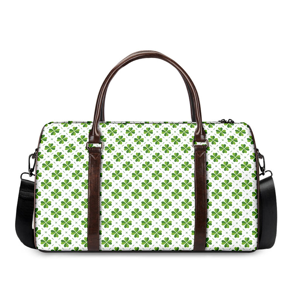 Shamrock Saint Patrick's Day Print Duffle Bag