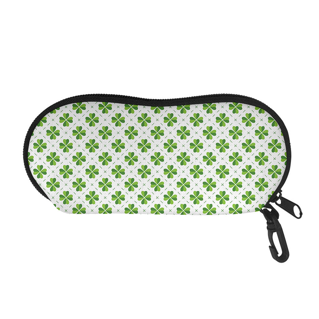 Shamrock Saint Patrick's Day Print Glasses Case