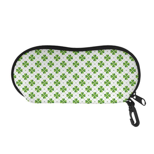 Shamrock Saint Patrick's Day Print Glasses Case