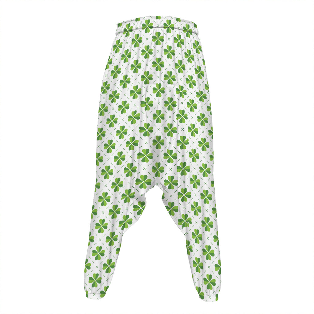 Shamrock Saint Patrick's Day Print Hammer Pants