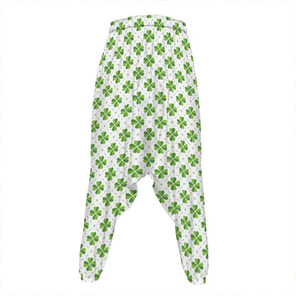 Shamrock Saint Patrick's Day Print Hammer Pants