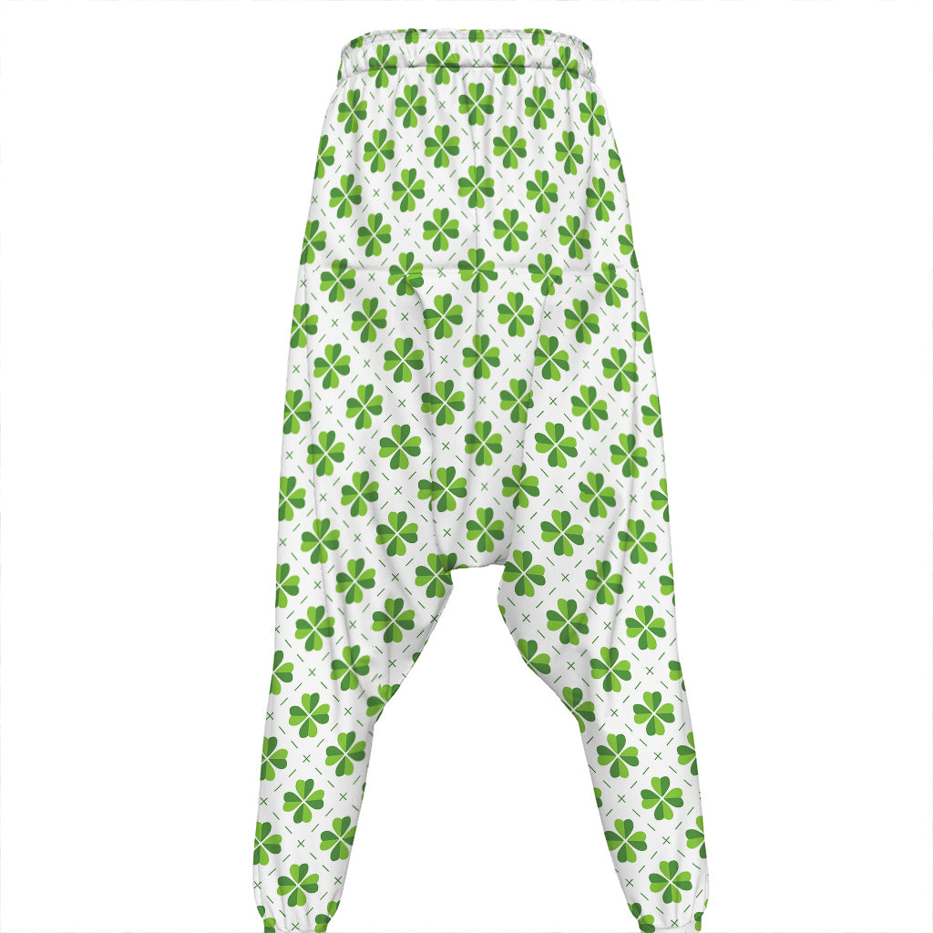 Shamrock Saint Patrick's Day Print Hammer Pants