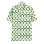 Shamrock Saint Patrick's Day Print Hawaiian Shirt