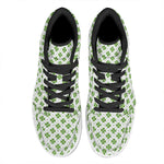 Shamrock Saint Patrick's Day Print High Top Leather Sneakers