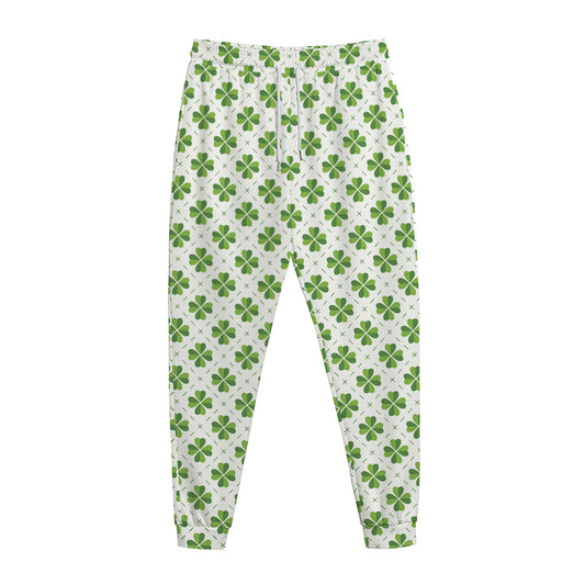 Shamrock Saint Patrick's Day Print Jogger Pants