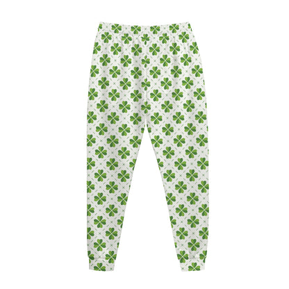 Shamrock Saint Patrick's Day Print Jogger Pants