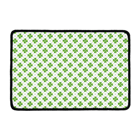 Shamrock Saint Patrick's Day Print Kitchen Mat