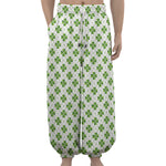 Shamrock Saint Patrick's Day Print Lantern Pants