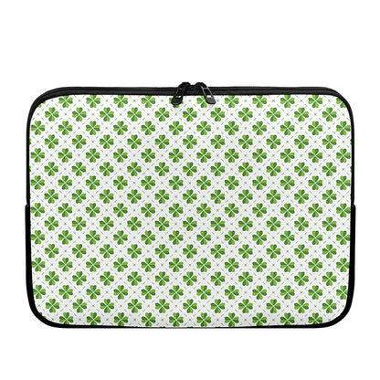 Shamrock Saint Patrick's Day Print Laptop Sleeve