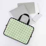 Shamrock Saint Patrick's Day Print Laptop Sleeve With Handle