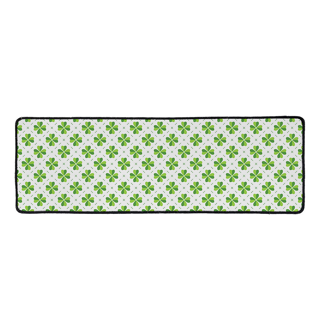 Shamrock Saint Patrick's Day Print Long Kitchen Mat