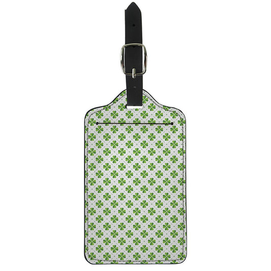 Shamrock Saint Patrick's Day Print Luggage Tag