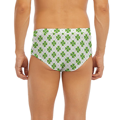 Shamrock Saint Patrick's Day Print Men's Briefs