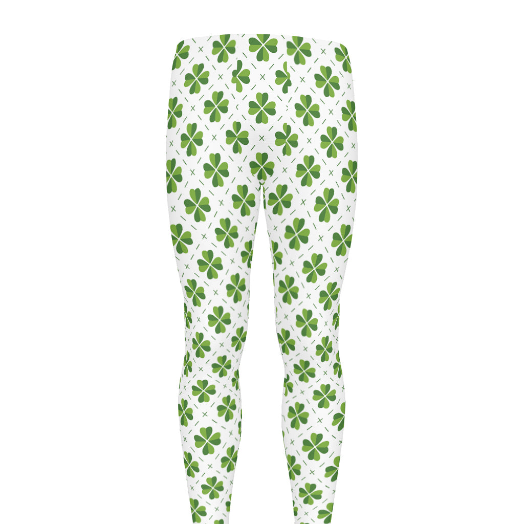 Shamrock Saint Patrick's Day Print Men's leggings