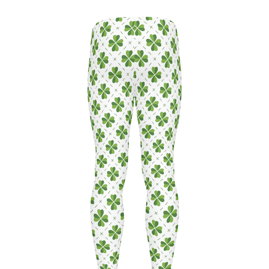 Shamrock Saint Patrick's Day Print Men's leggings