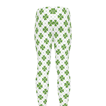 Shamrock Saint Patrick's Day Print Men's leggings