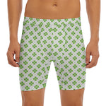 Shamrock Saint Patrick's Day Print Men's Long Boxer Briefs