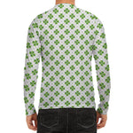 Shamrock Saint Patrick's Day Print Men's Long Sleeve Rash Guard