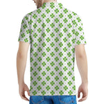 Shamrock Saint Patrick's Day Print Men's Polo Shirt
