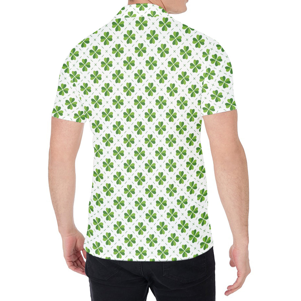 Shamrock Saint Patrick's Day Print Men's Shirt