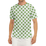 Shamrock Saint Patrick's Day Print Men's Short Sleeve Rash Guard
