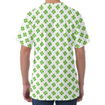 Shamrock Saint Patrick's Day Print Men's Velvet T-Shirt