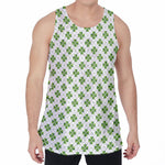 Shamrock Saint Patrick's Day Print Men's Velvet Tank Top
