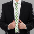 Shamrock Saint Patrick's Day Print Necktie
