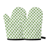 Shamrock Saint Patrick's Day Print Oven Mitts