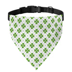 Shamrock Saint Patrick's Day Print Over The Collar Dog Bandana