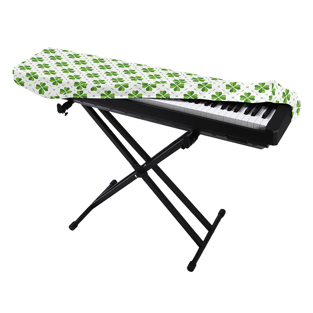 Shamrock Saint Patrick's Day Print Piano Keyboard Cover